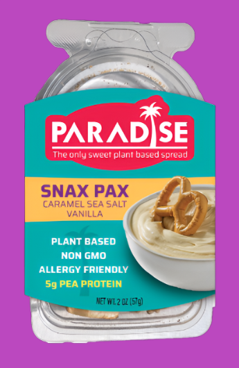 Caramel Sea Salt Vanilla Spread & Grain Free Pretzels