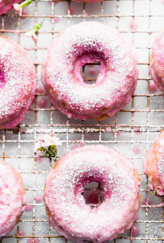 Strawberry Baked Donuts with Strawberry Paradise Spread