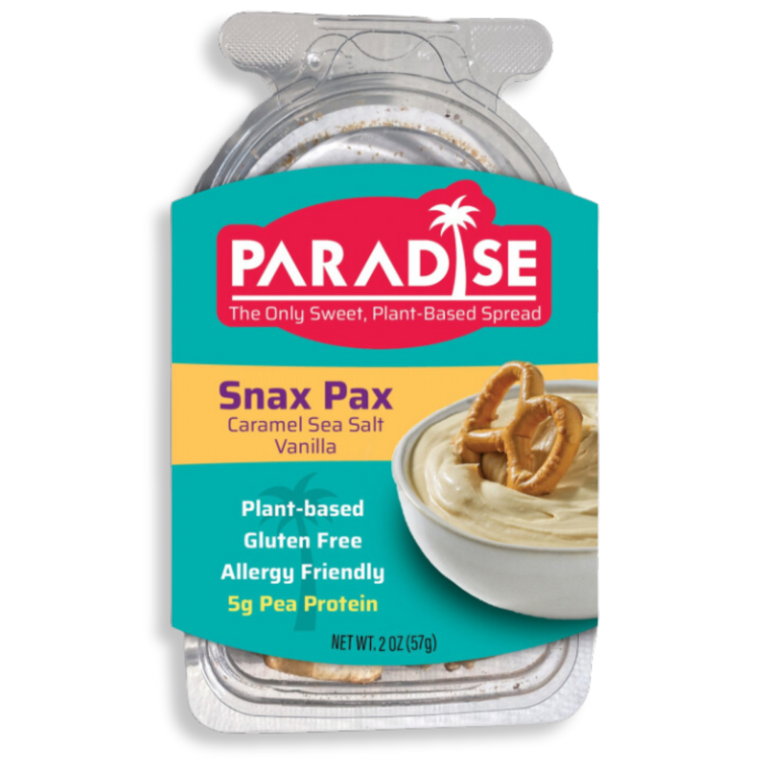 Caramel Sea Salt Vanilla Spread & Grain Free Pretzels